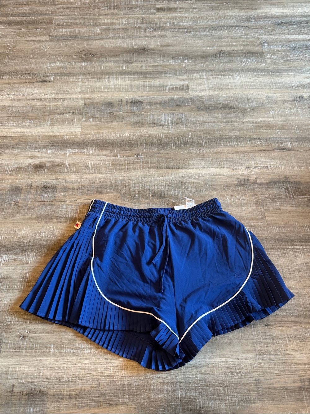Champion Navy Blue Pleated Skort with White Piping